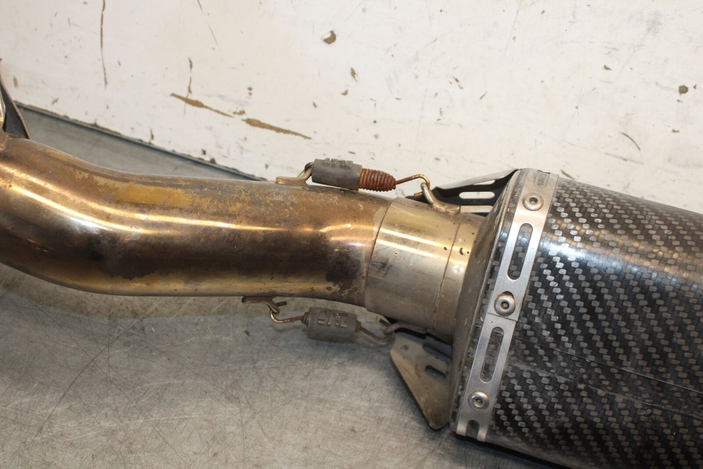 05-06 SUZUKI GSXR1000 YOSHIMURA EXHAUST PIPE MUFFLER SLIP ON CAN SILENCER BB677