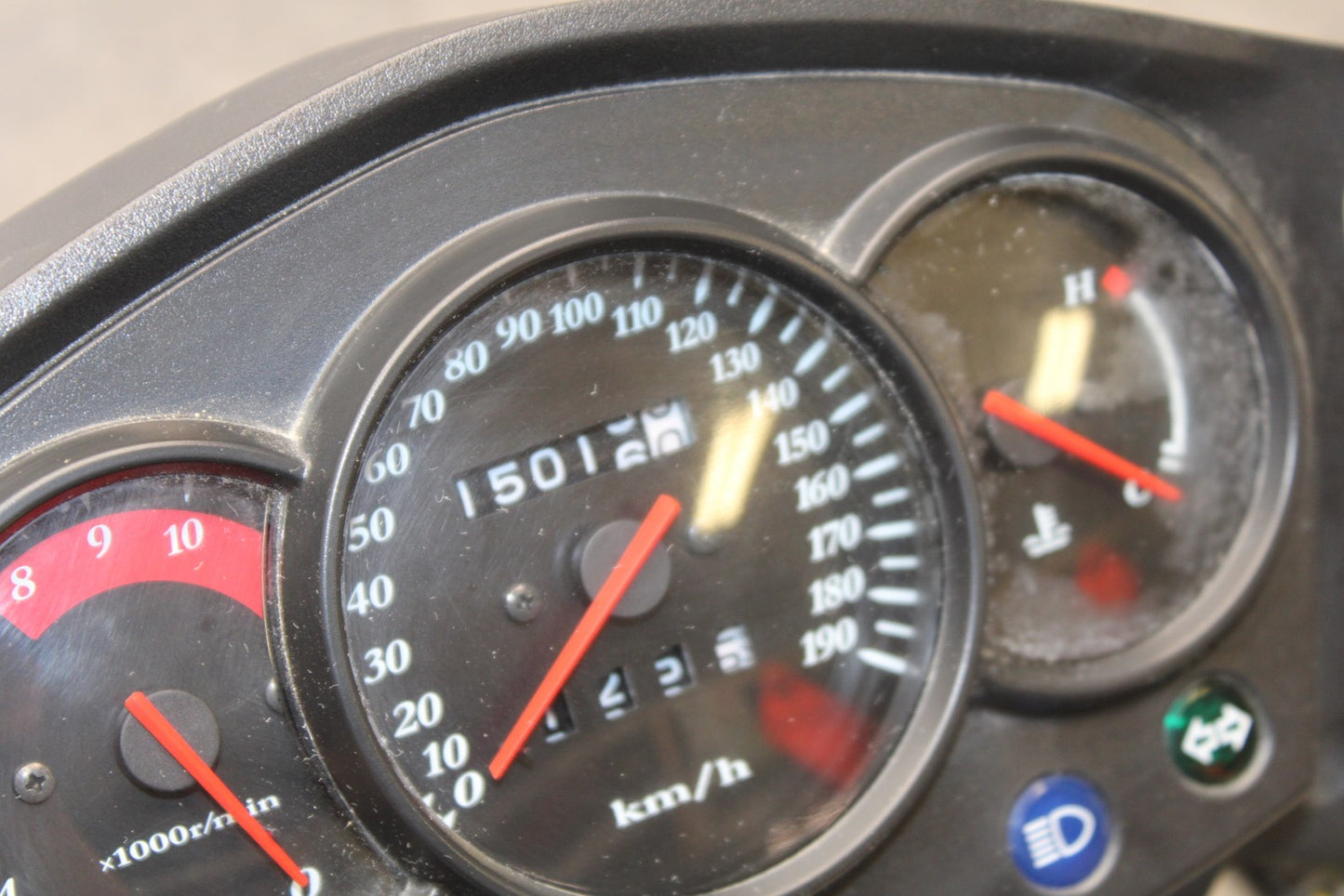 08-18 KAWASAKI KLR650 SPEEDO GAUGES DISPLAY CLUSTER SPEEDOMETER TACHOMETER BB183