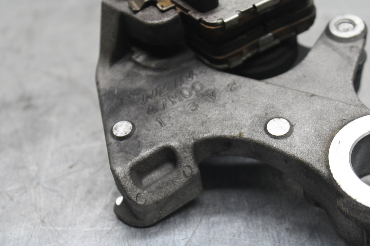 13 SUZUKI GSXR750 REAR BACK BRAKE CALIPER W MOUNT BRACKET BB110