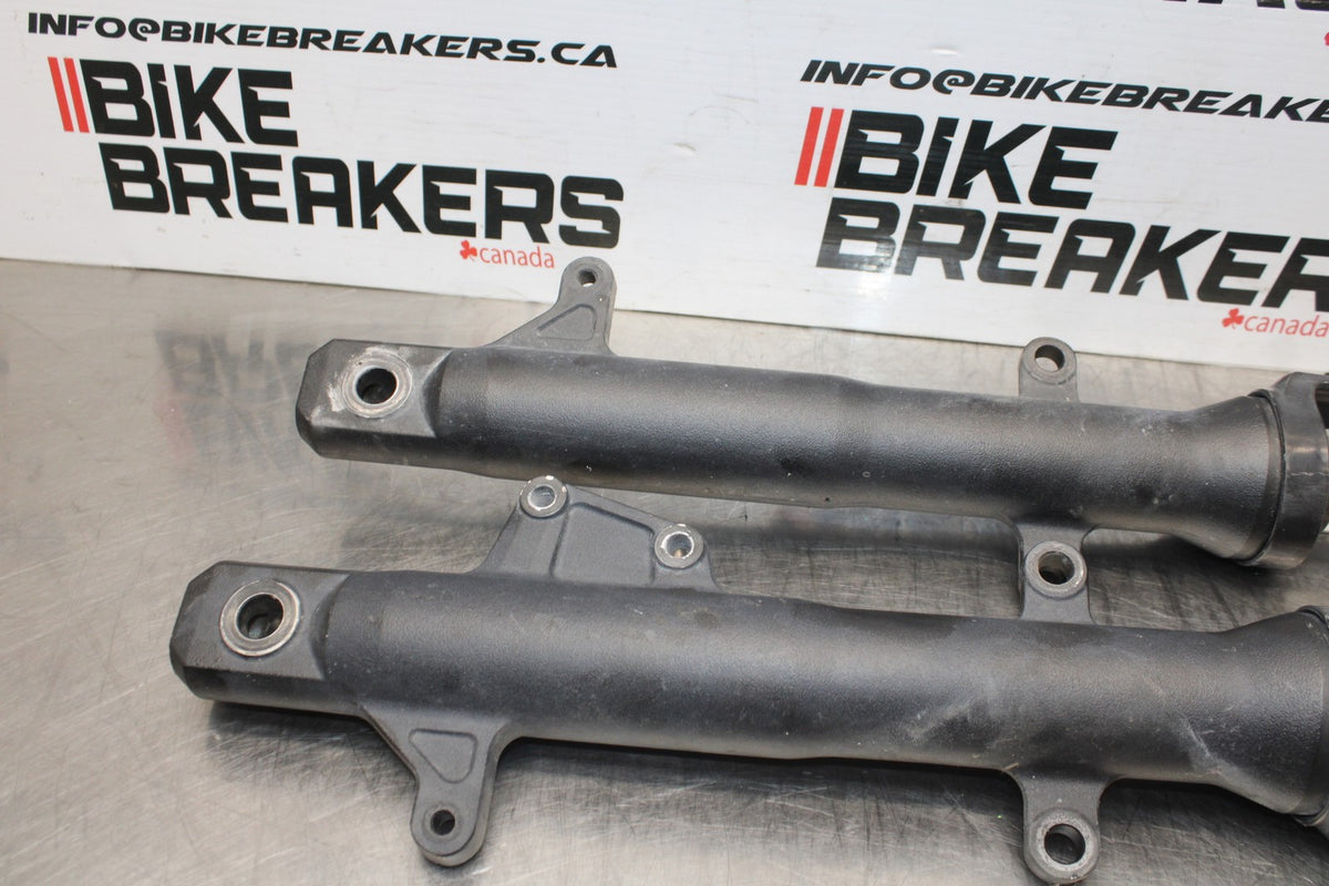 09 KAWASAKI NINJA 250R FRONT FORKS SHOCK SUSPENSION SET PAIR BB824