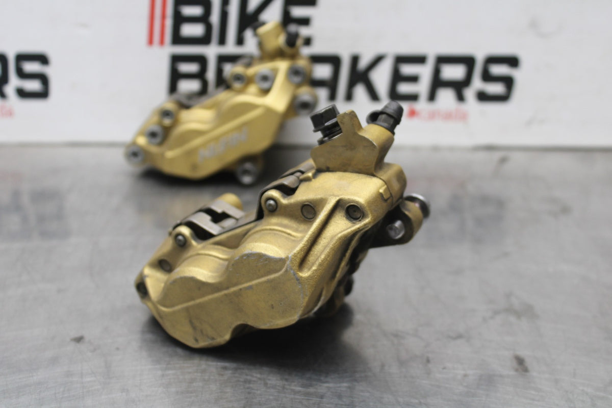00-01 HONDA CBR929RR RIGHT LEFT FRONT BRAKE CALIPER SET PAIR CALIPERS BB925