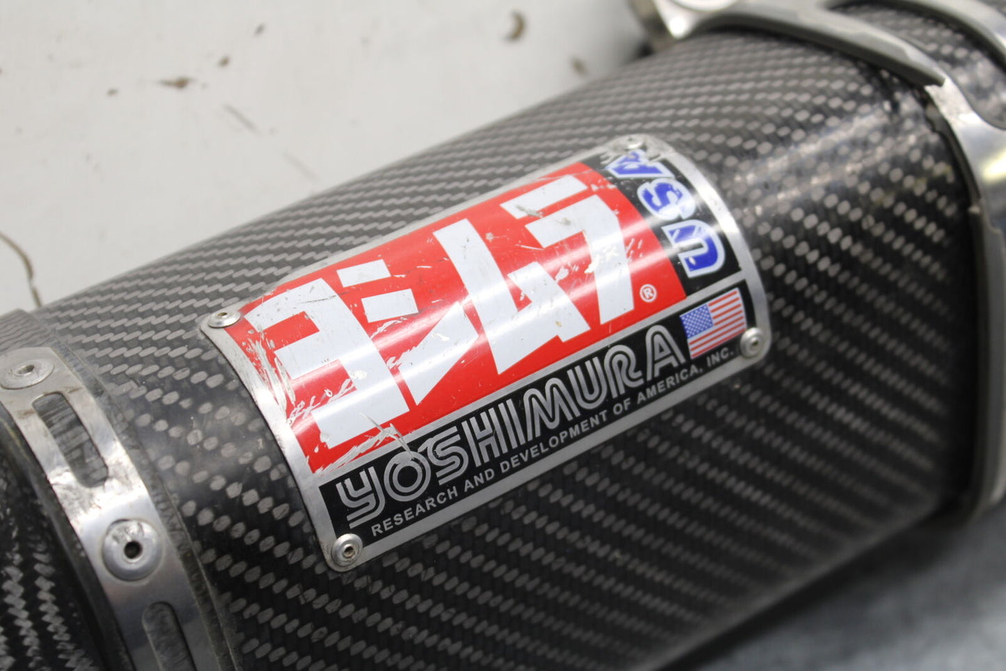 05-06 SUZUKI GSXR1000 YOSHIMURA EXHAUST PIPE MUFFLER SLIP ON CAN SILENCER BB677