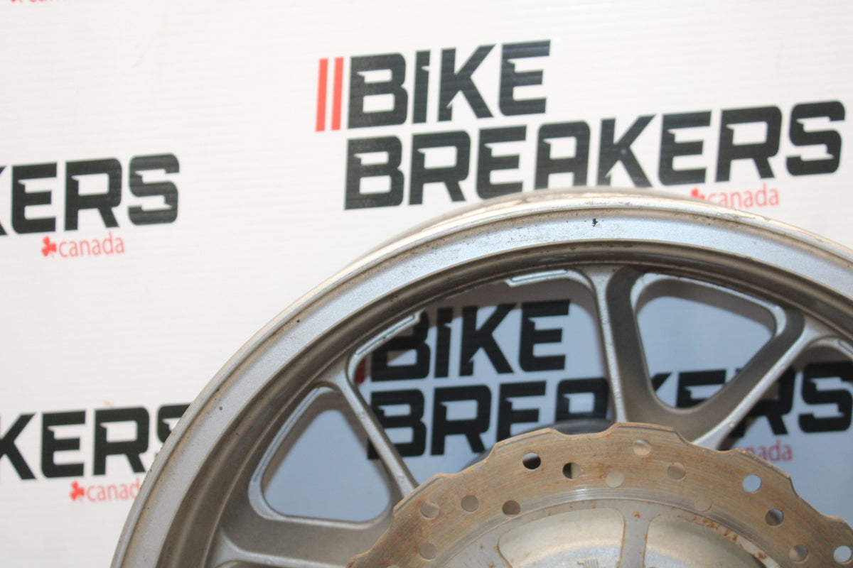 09 KAWASAKI CONCOURS 14 ZG1400B REAR WHEEL BACK RIM & ROTOR BB875