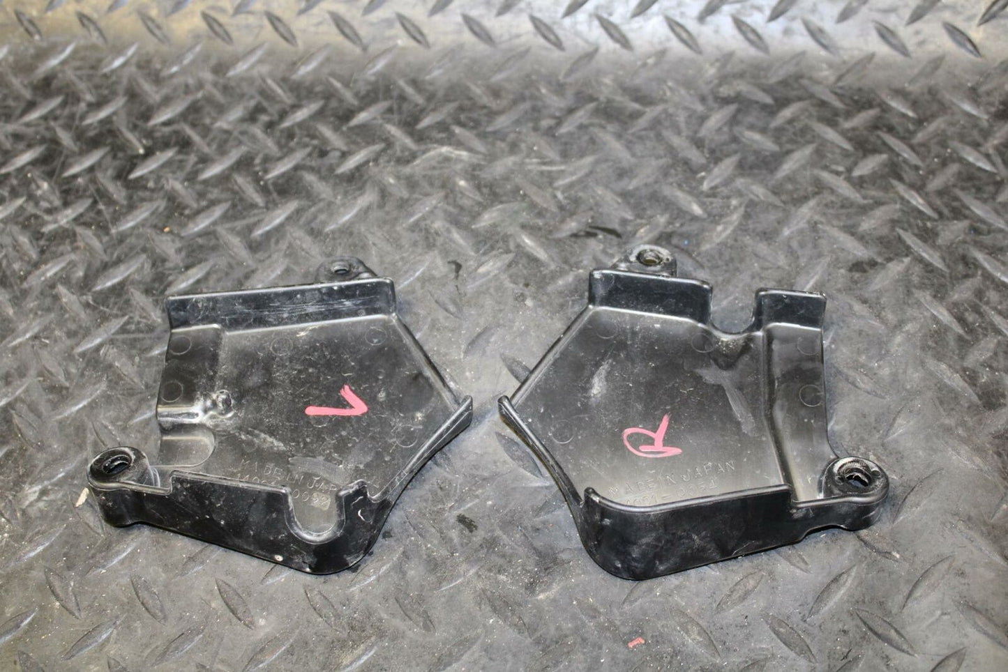 03-08 KAWASAKI VULCAN 1600 FRAME COVERS COWLS SET 14091-0054 14091-0092 BB193