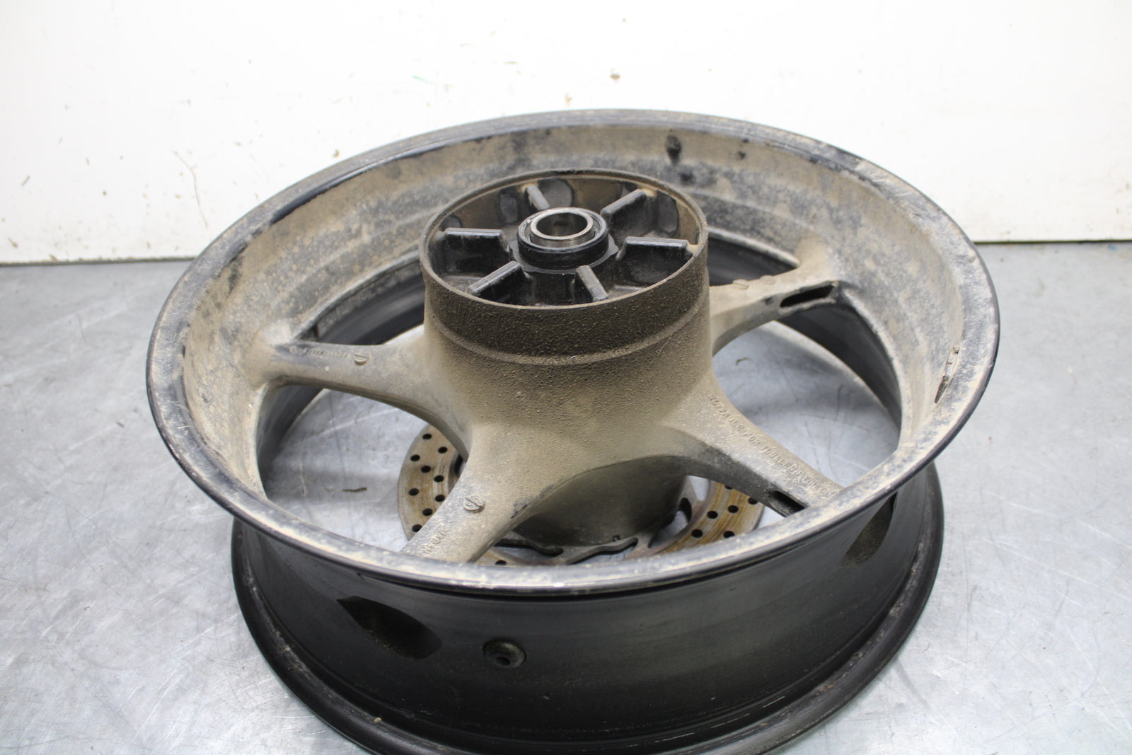 07-09 YAMAHA FZ6 REAR WHEEL REAR RIM  BB713