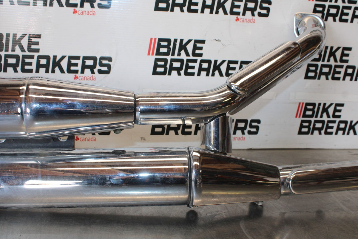 07 SUZUKI BOULEVARD M50 HEADER EXHAUST PIPE MUFFLERS BB897