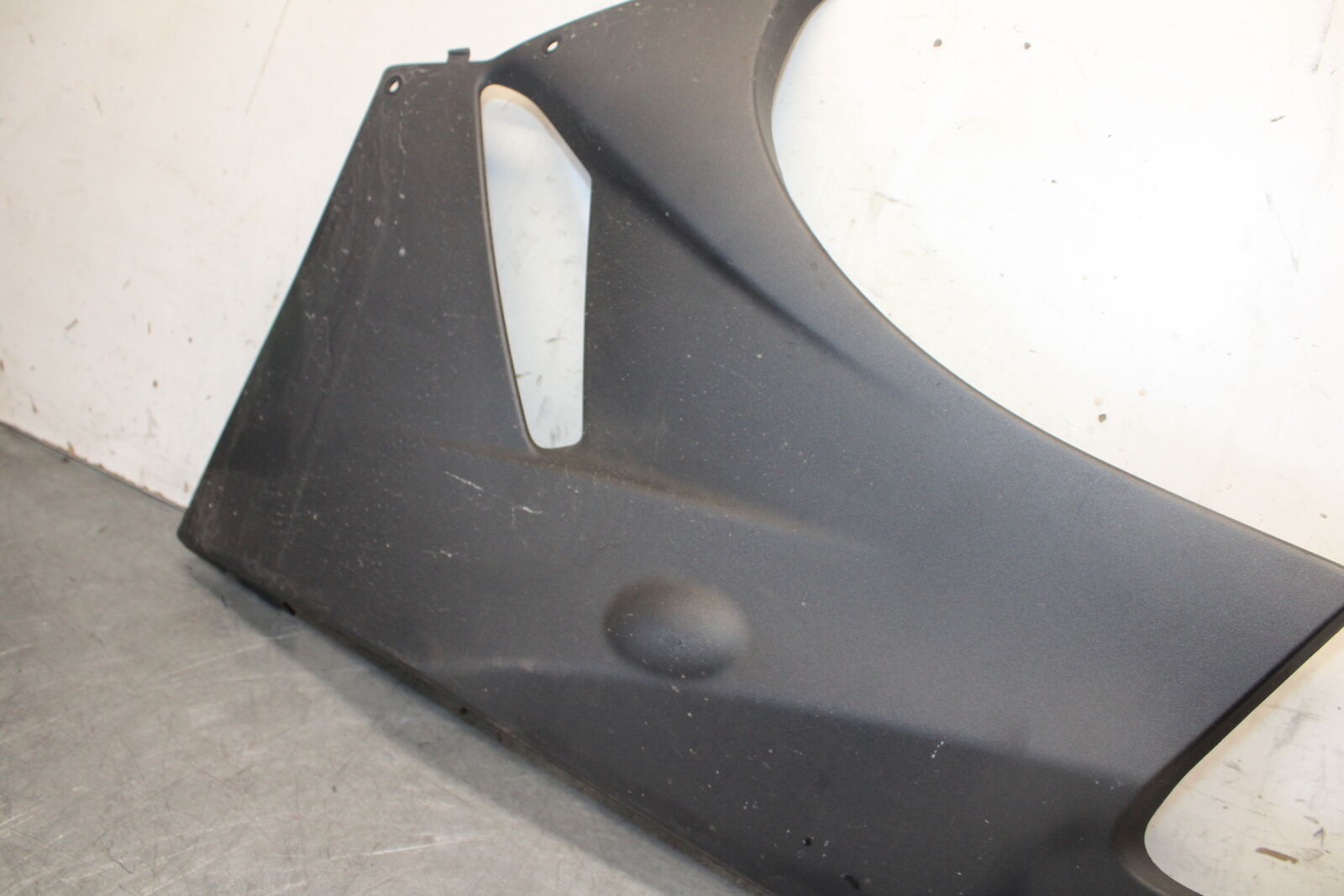 09-12 KAWASAKI NINJA ZX6R LEFT LOWER BOTTOM BELLY SIDE FAIRING COWL BB698