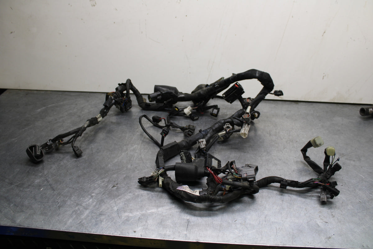 13-18 KAWASAKI NINJA ZX6R MAIN ENGINE WIRING HARNESS MOTOR WIRE LOOM BB118