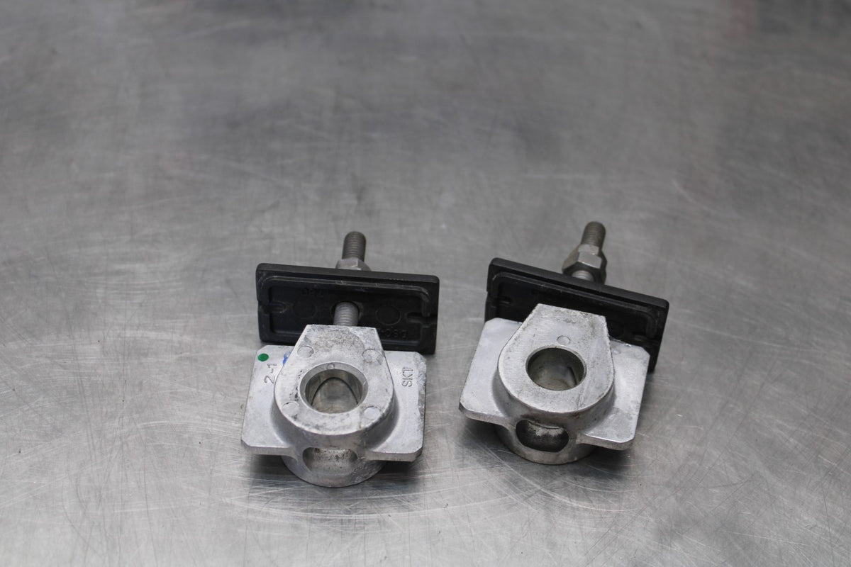 24-25 KAWASAKI ELIMINATOR 450 SWINGARM CHAIN TENSIONER ADJUSTMENT BRACKETS BB869
