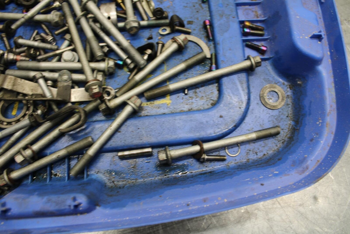 06-11 KAWASAKI  ZX-14R ENGINE LEFTOVER BOLTS HARDWARE MOTOR SCREWS BB478