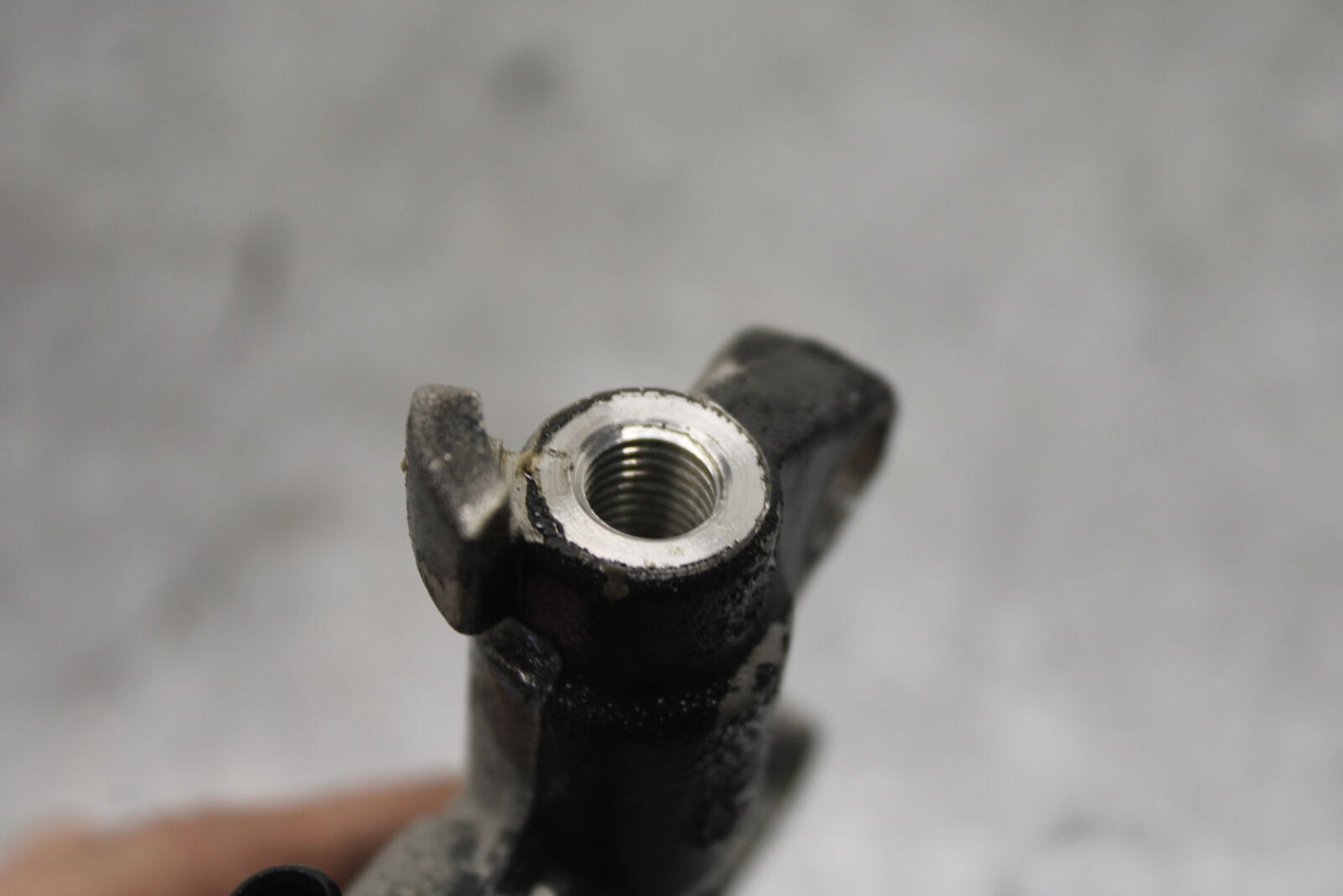 08-18 KAWASAKI KLR650 REAR BACK BRAKE MASTER CYLINDER W RESERVOIR BB707