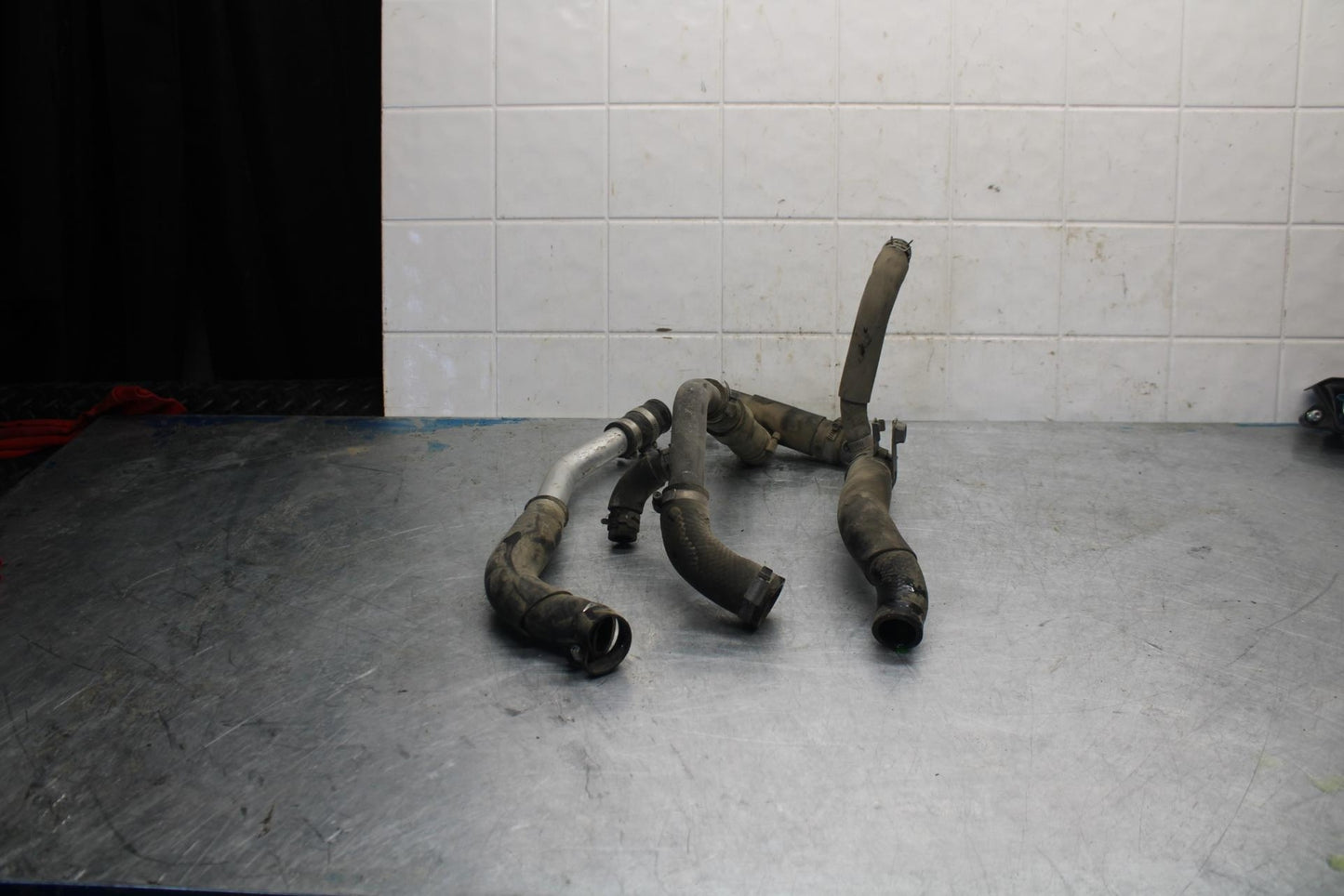 07 YAMAHA YZF R6 2c0 RADIATOR HOSES ENGINE COOLANT WATER PIPES HOSE KIT SET BB42