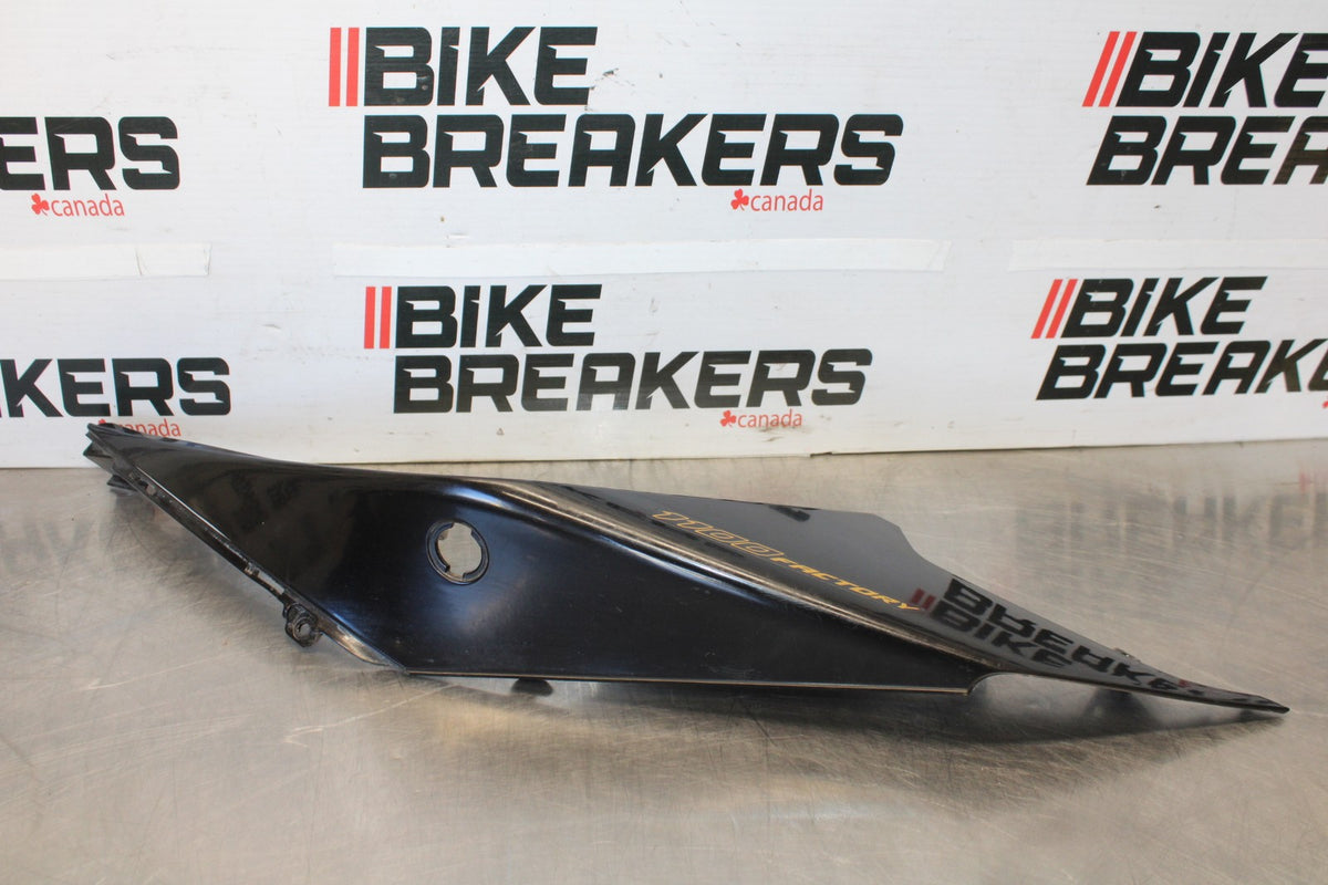 24 APRILIA TUONO V4 1100 FACTORY ABS LEFT REAR TAIL FAIRING COWL SHROUD BB887