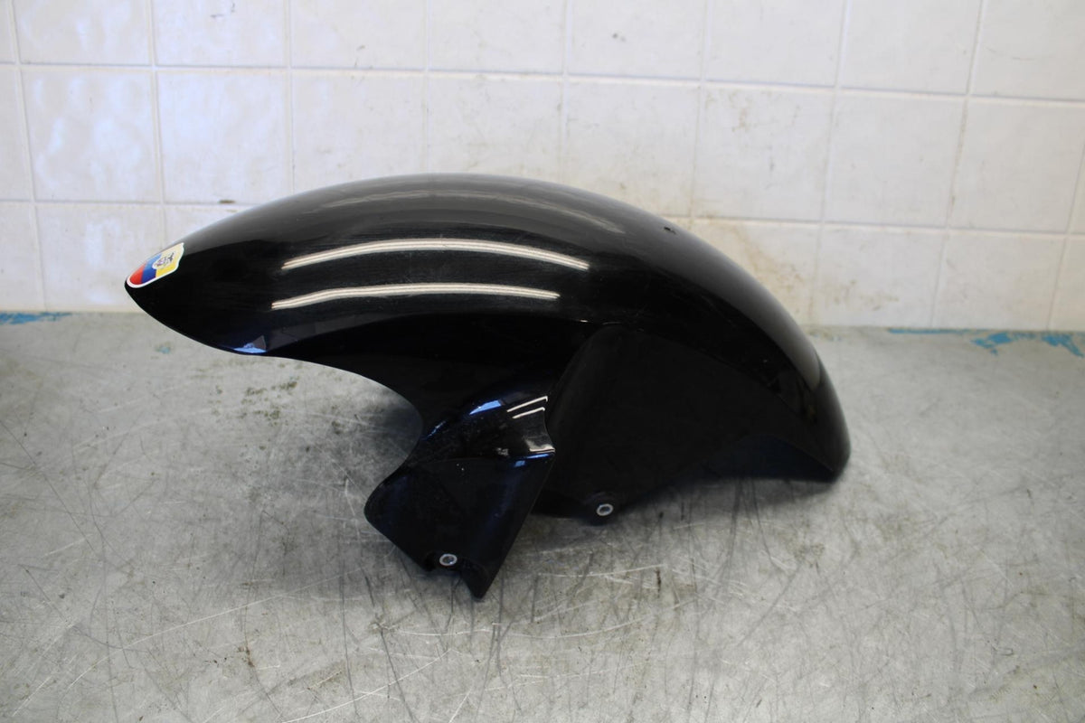 08-16 YAMAHA YZF R6 BLACK FRONT WHEEL FENDER COWL FAIRING  BB431
