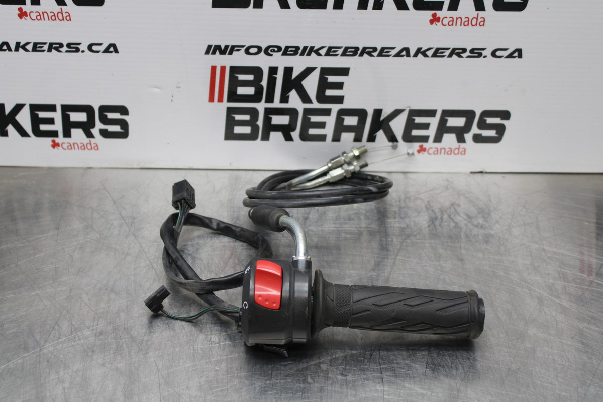10 SUZUKI SV650 RIGHT CLIP ON HANDLE KILL OFF START SWITCH SWITCHES BB181