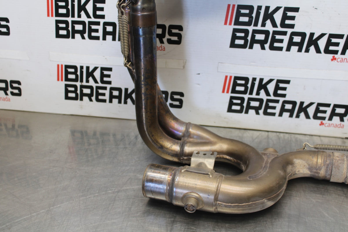 16 APRILIA TUONO V4 1100 EXHAUST HEADER PIPES MANIFOLD BB905