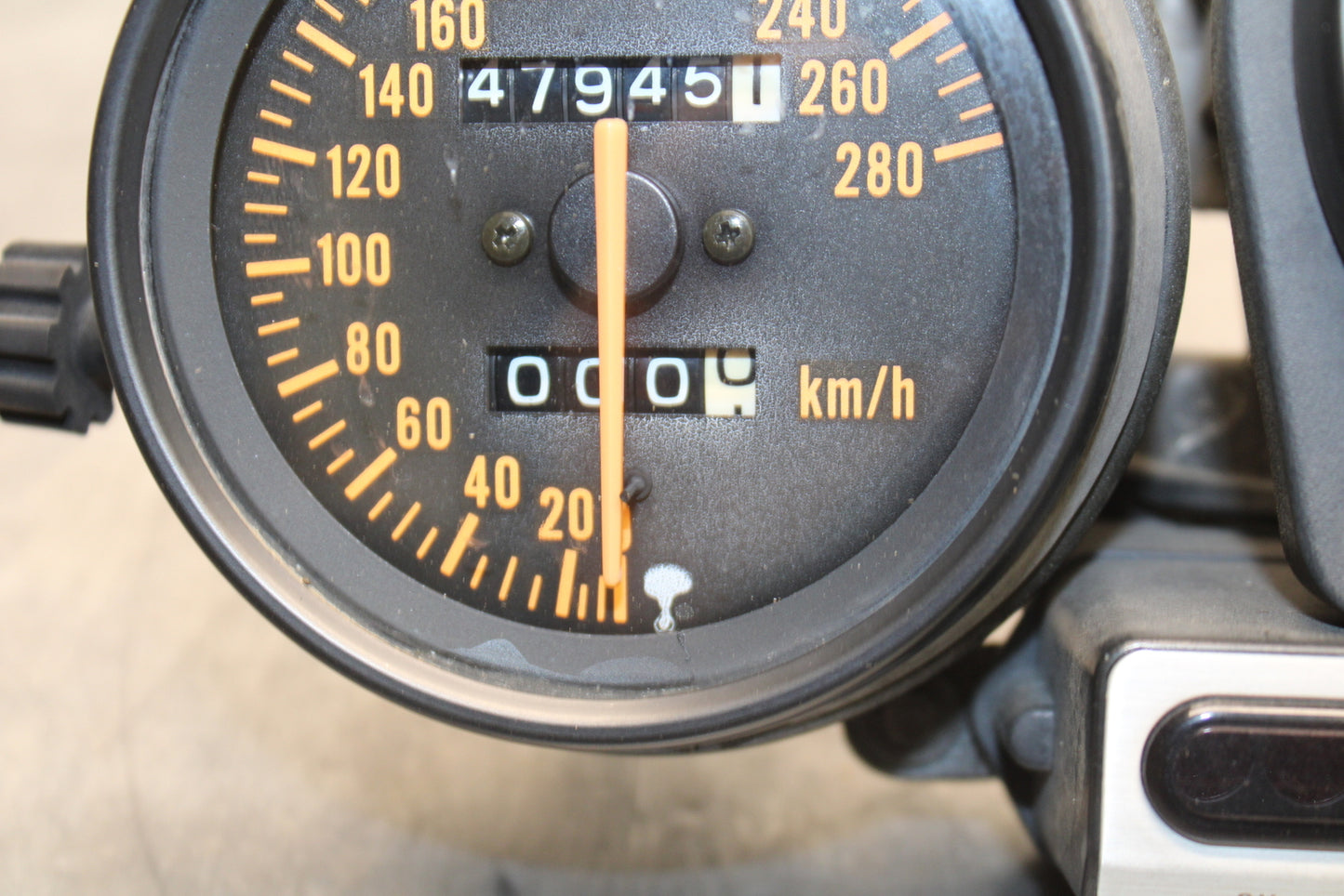 93-94 KAWASAKI NINJA ZX7R SPEEDO TACH GAUGES DISPLAY CLUSTER SPEEDOMETER BB122
