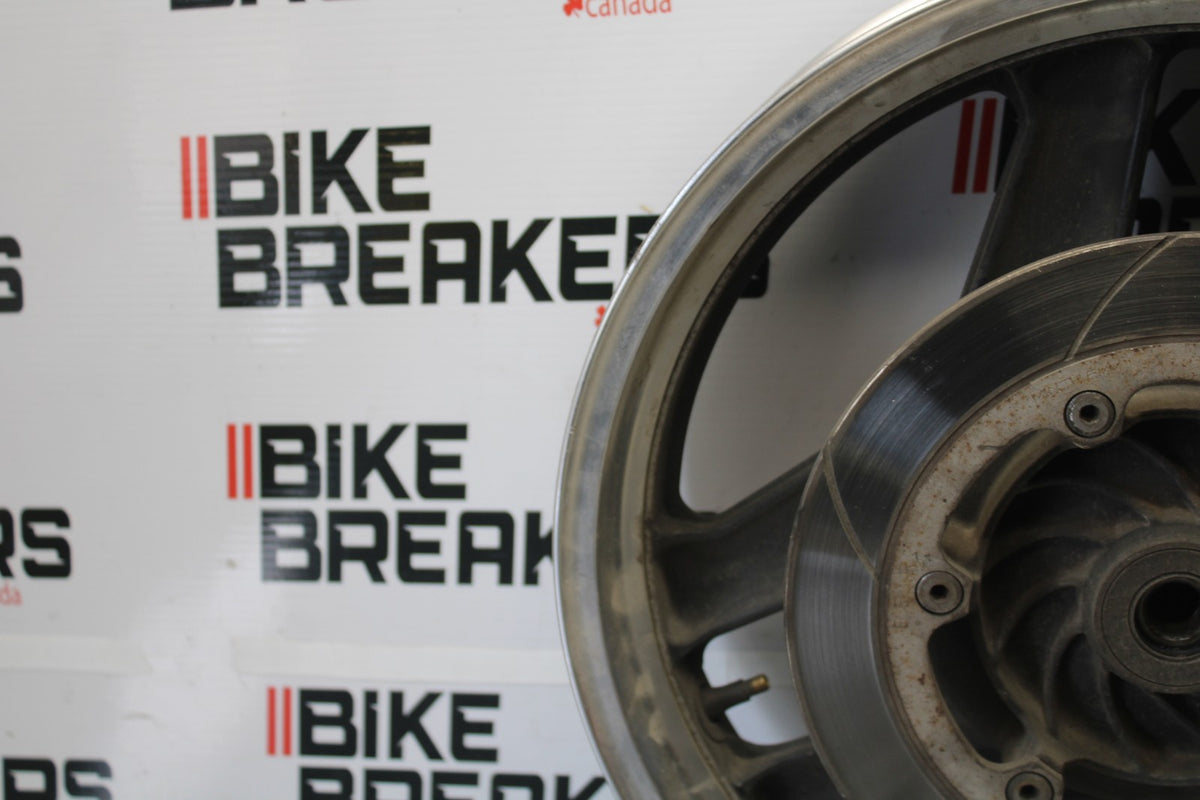 84 HONDA INTERCEPTOR 1000 VF1000F REAR WHEEL BACK RIM & ROTOR BB878