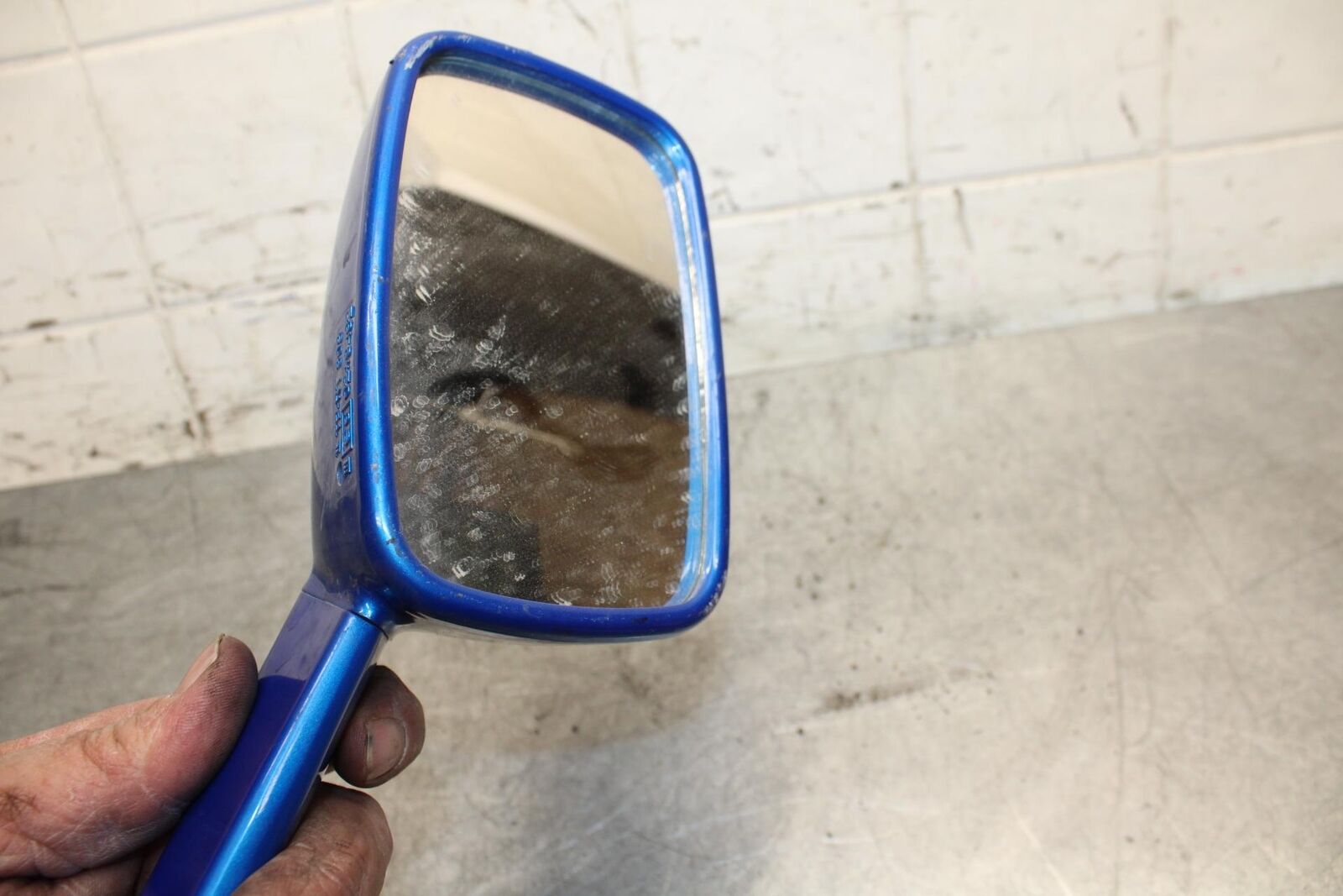 2001 Kawasaki Ninja ZX6 ZX600E LEFT SIDE REAR VIEW MIRROR BB547