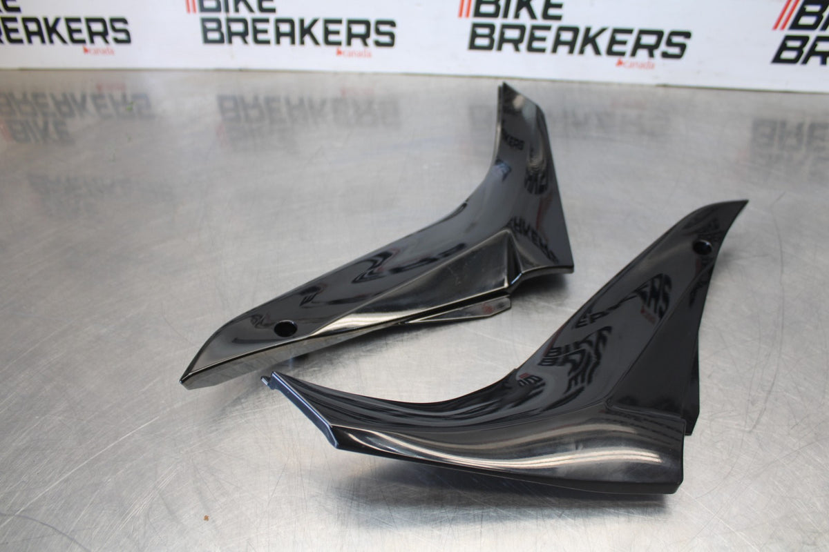 08 KAWASAKI NINJA ZX10R RIGHT LEFT FRONT SIDE SEAT PANELS COWLS FAIRINGS  BB902