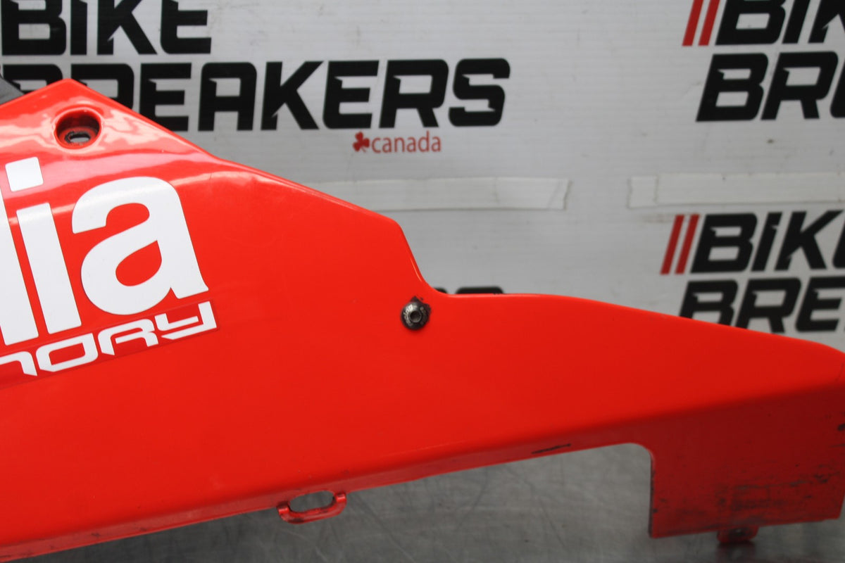 15 APRILIA RSV4 FACTORY APRC ABS LEFT LOWER BOTTOM BELLY SIDE FAIRING COWL BB901