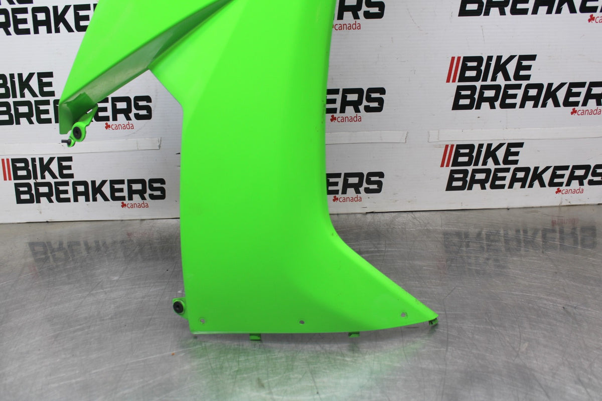 08 KAWASAKI NINJA ZX10R RIGHT MID UPPER SIDE FAIRING COWL PLASTIC BB902
