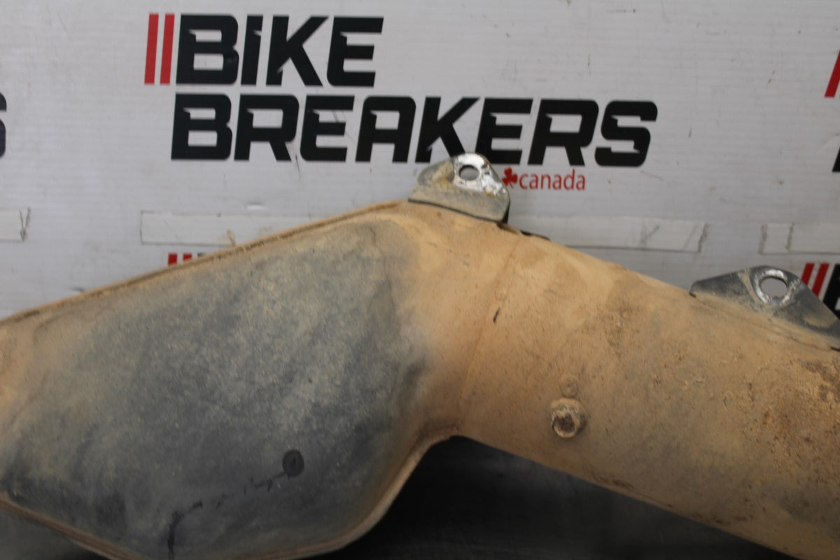 06 KAWASAKI KLR650 EXHAUST PIPE MUFFLER SLIP ON CAN SILENCER BB919