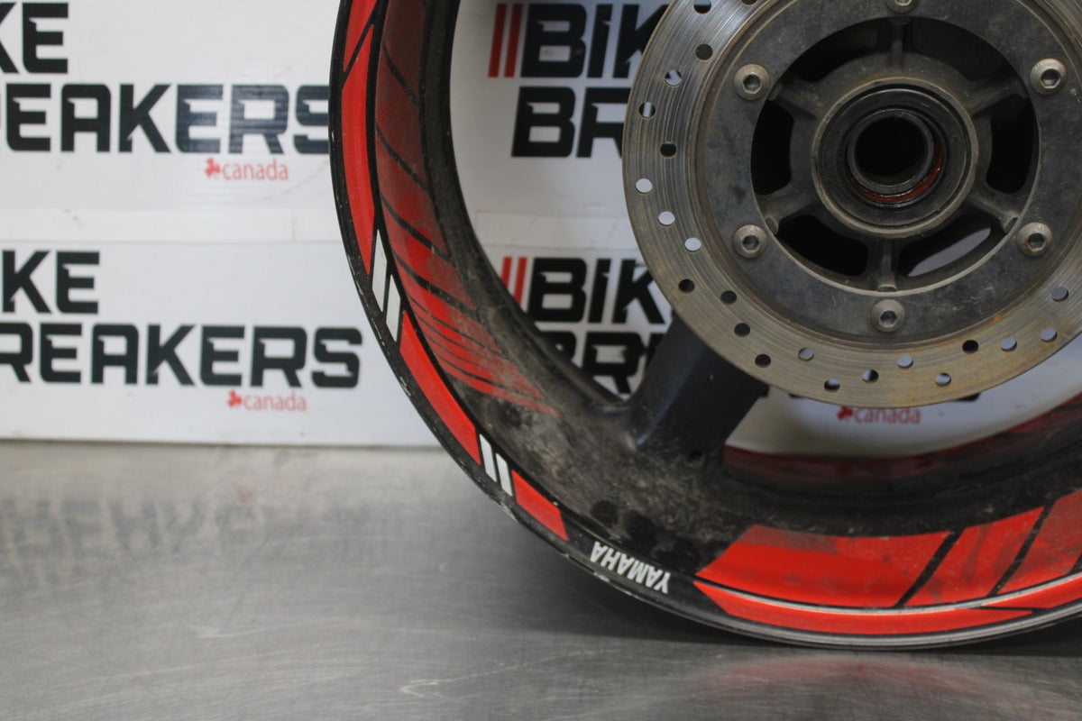 03 YAMAHA YZF R1 REAR WHEEL BACK RIM & ROTOR BB895
