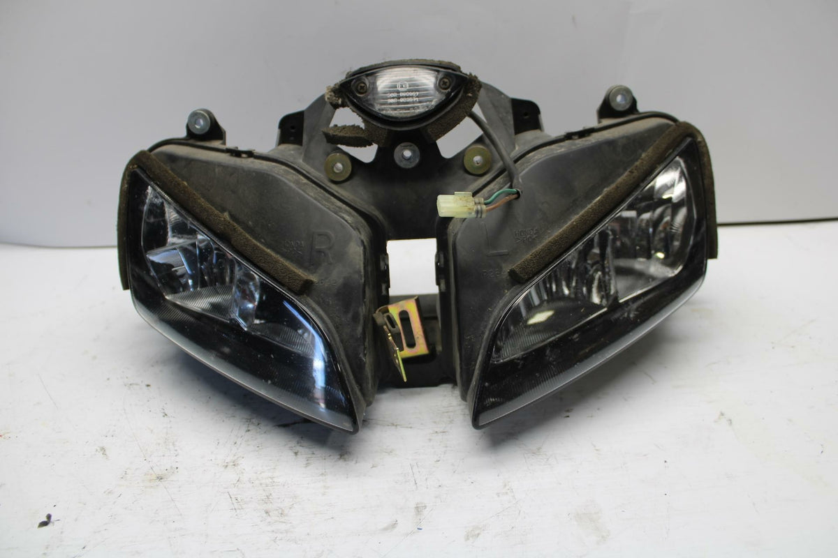 03-04 HONDA CBR600RR FRONT HEADLIGHT HEAD LIGHT LAMP 33100-MEE-A01 BB253