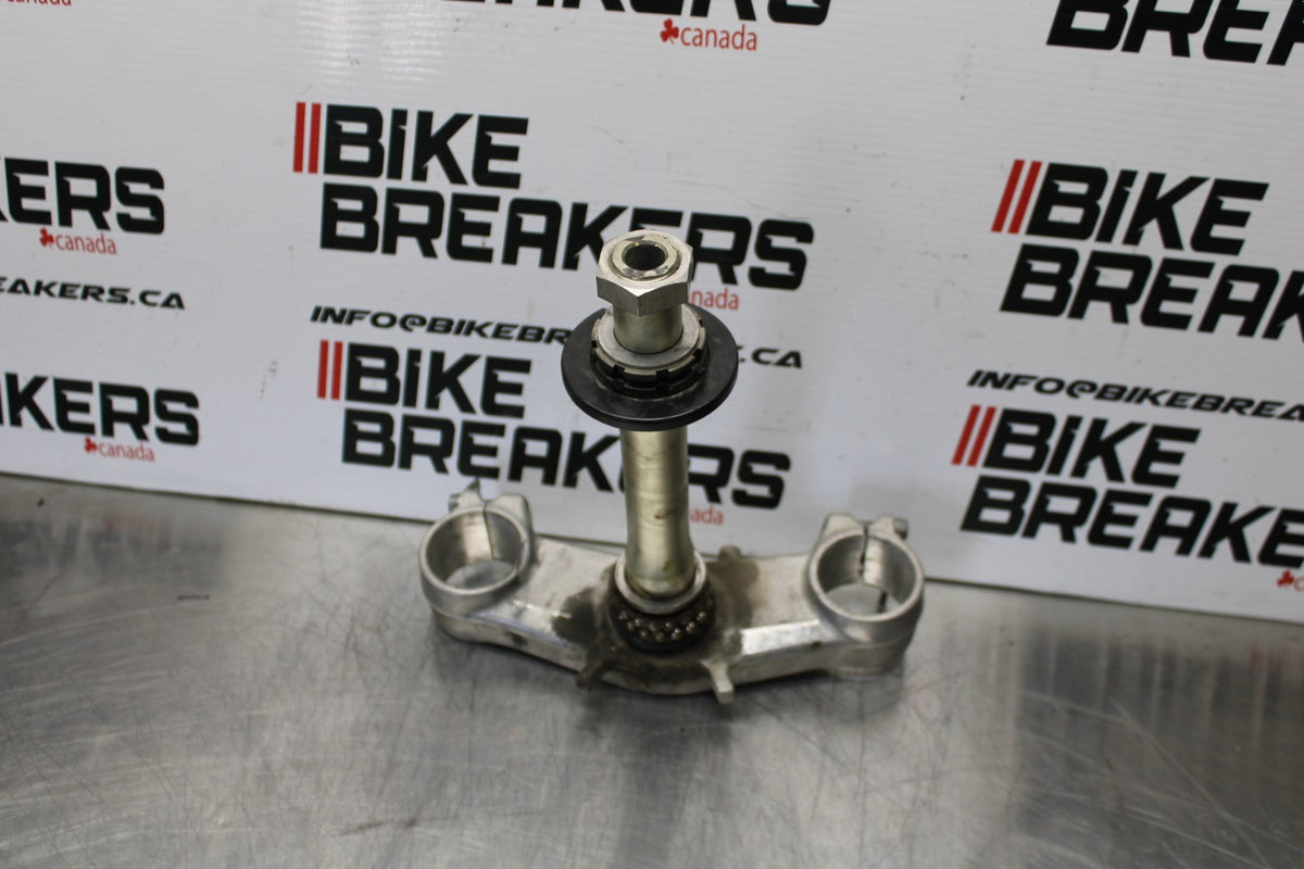 07-08 KAWASAKI NINJA ZX6R FRONT FORKS CLAMP LOWER TRIPLE TREE STEM BB175
