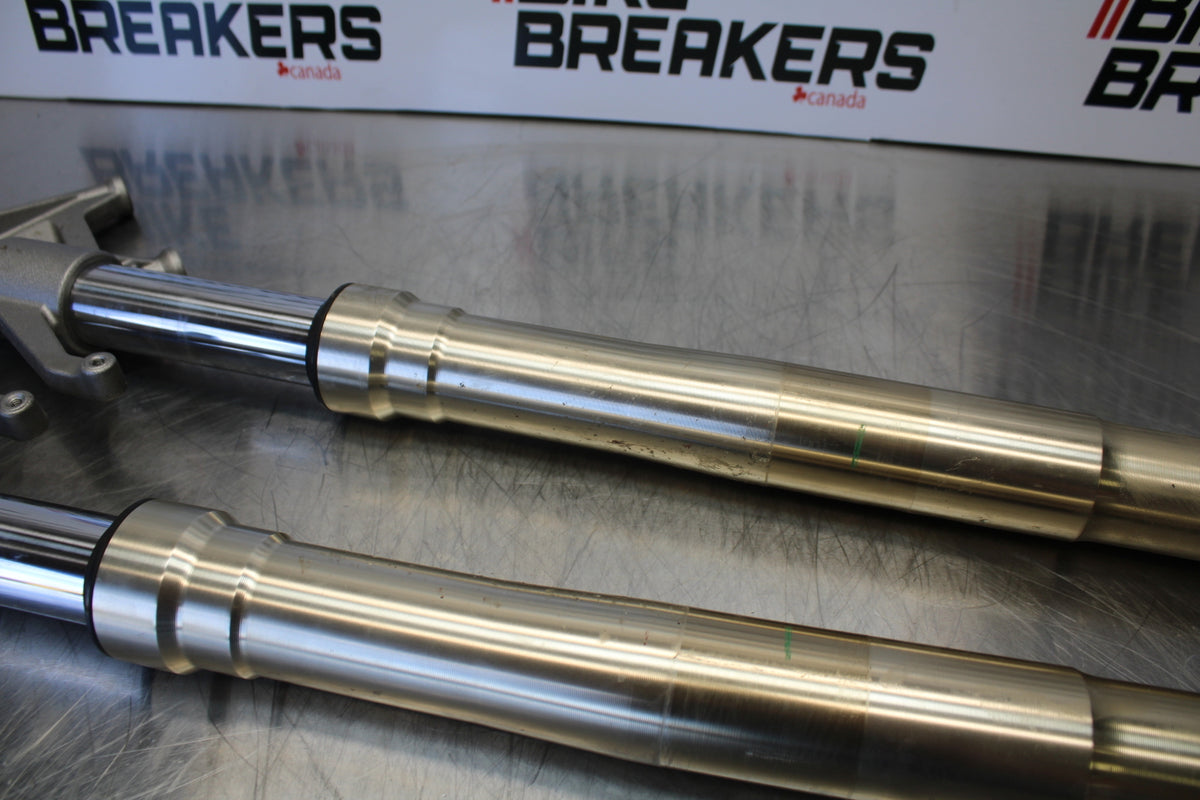 07 KAWASAKI Z1000 FRONT FORKS SHOCK SUSPENSION SET PAIR BB148