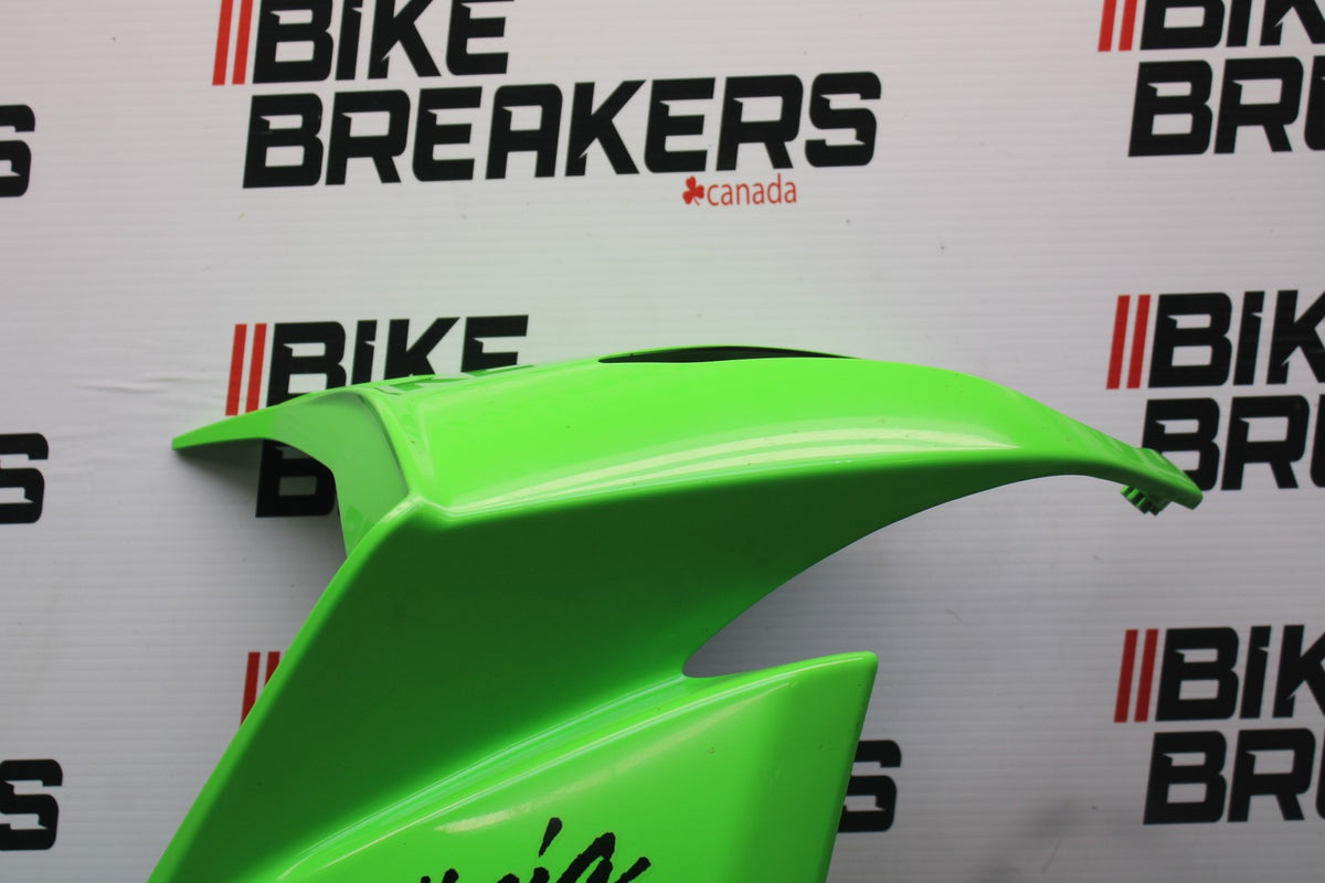 08 KAWASAKI NINJA ZX10R RIGHT MID UPPER SIDE FAIRING COWL PLASTIC BB902