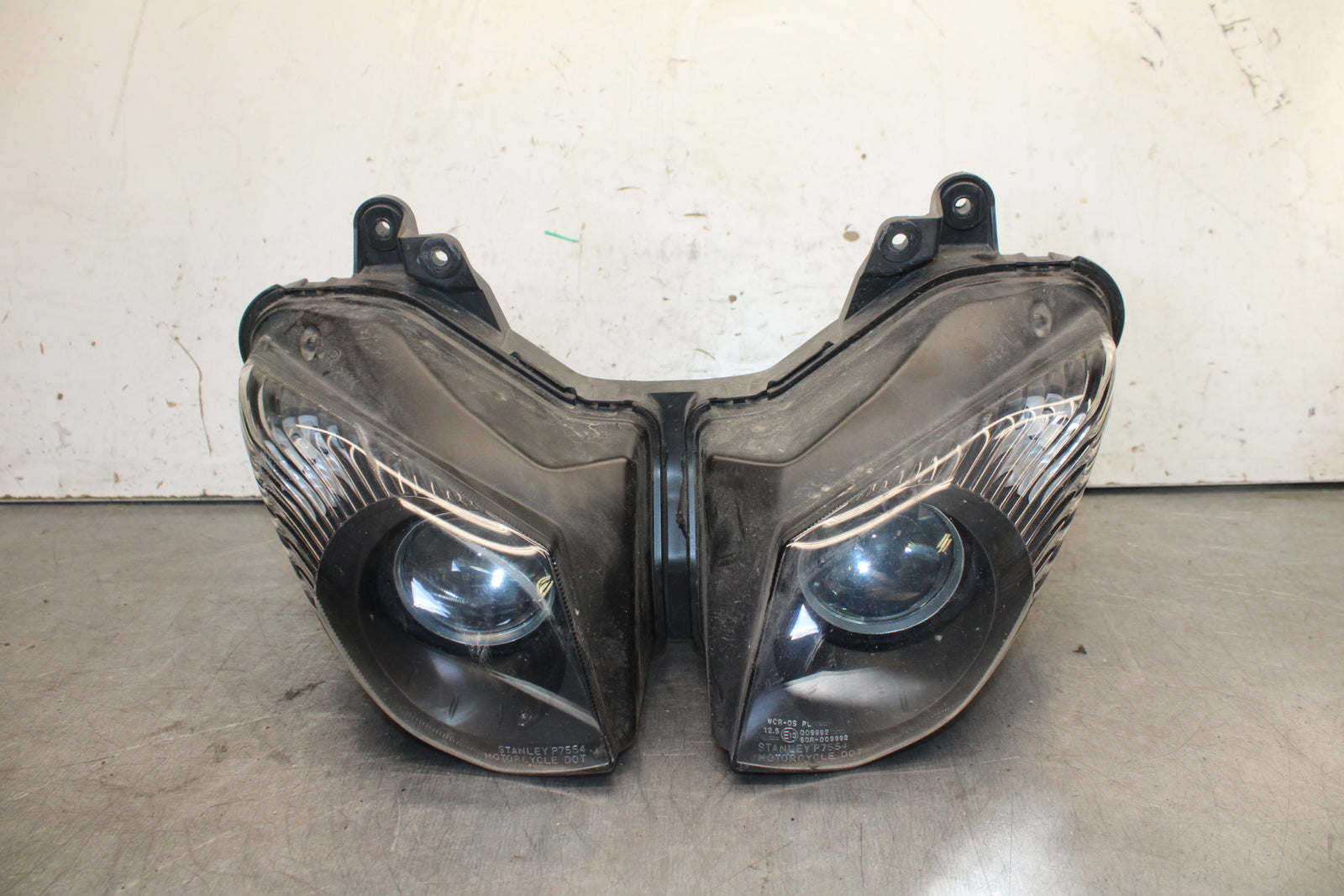 09-12 KAWASAKI NINJA ZX6R FRONT HEADLIGHT HEAD LIGHT LAMP 23007-0101 BB698