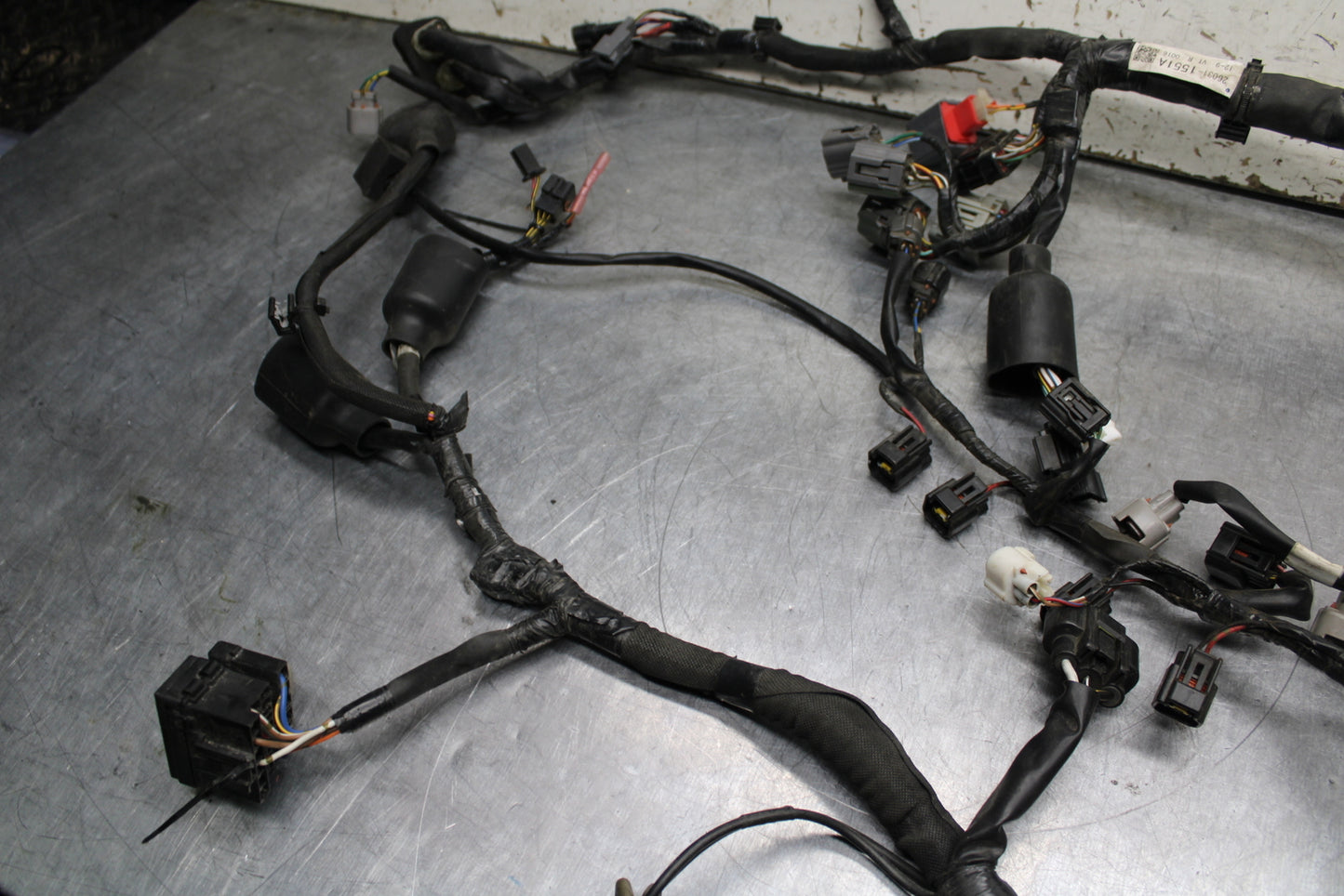 13-17 KAWASAKI NINJA ZX6R ZX636E MAIN ENGINE WIRING HARNESS WIRE LOOM BB735