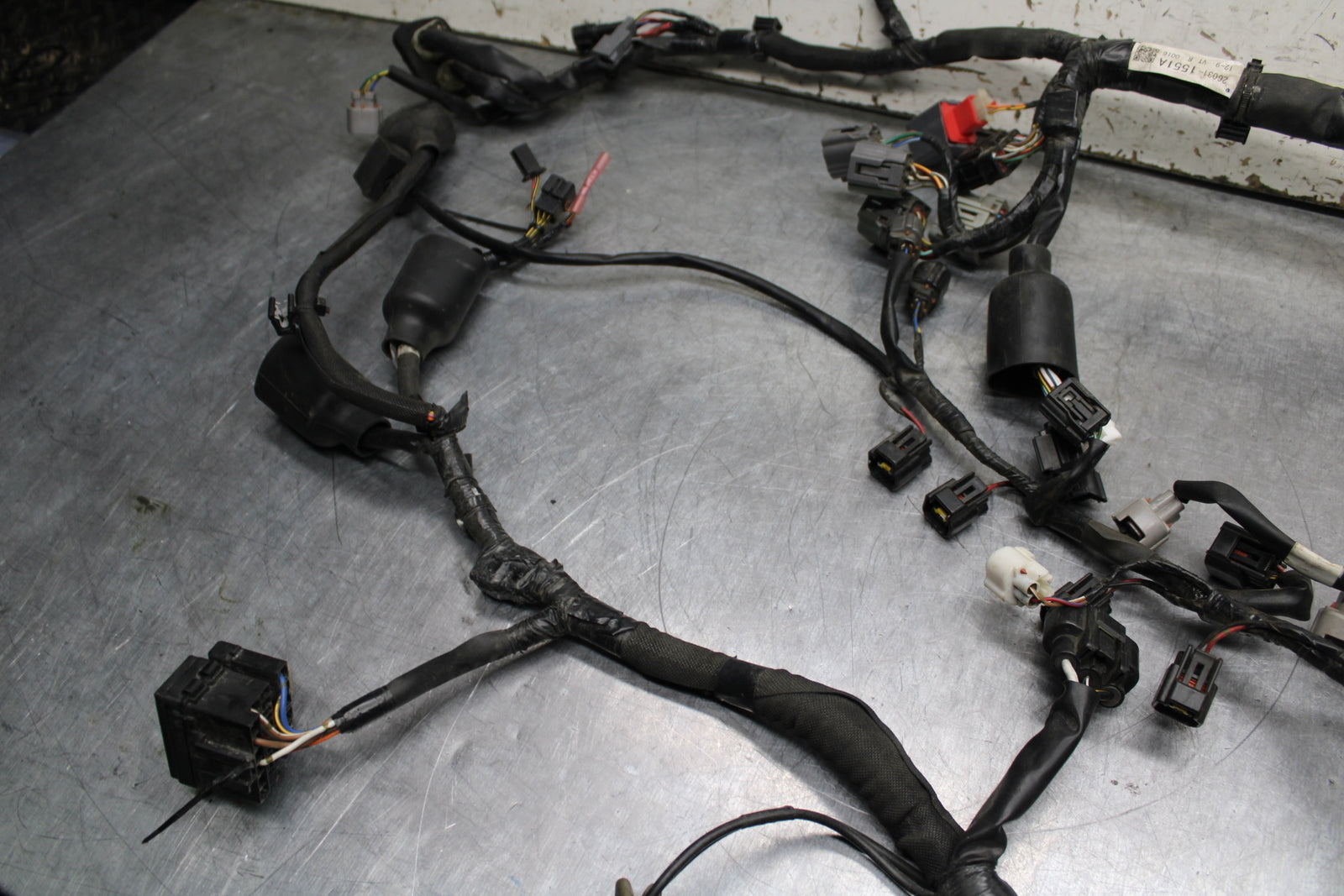 13-17 KAWASAKI NINJA ZX6R ZX636E MAIN ENGINE WIRING HARNESS WIRE LOOM BB735