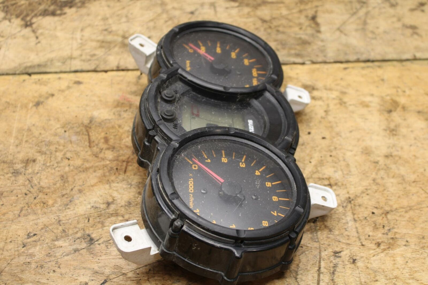 07-11 SUZUKI VSTROM 650 SPEEDO TACH GAUGES DISPLAY CLUSTER SPEEDOMETER BB340