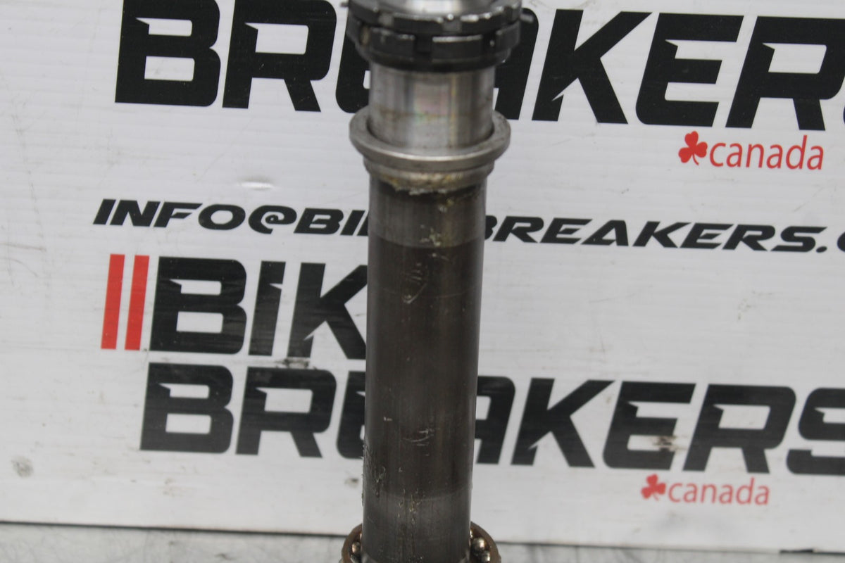 08 KAWASAKI NINJA 650 EX650 FRONT FORKS CLAMP LOWER TRIPLE TREE STEM BB797
