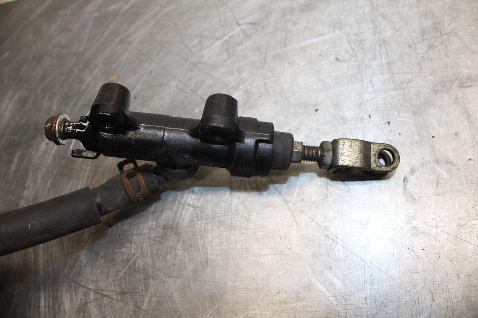 08-12 KAWASAKI NINJA 250R EX250J REAR  BRAKE MASTER CYLINDER W RESERVOIR BB496