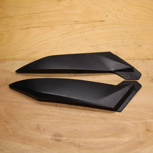 02-03 YAMAHA YZF R1 5PW RIGHT LEFT GAS FUEL TANK PANELS COVERS TRIM SET  BB313