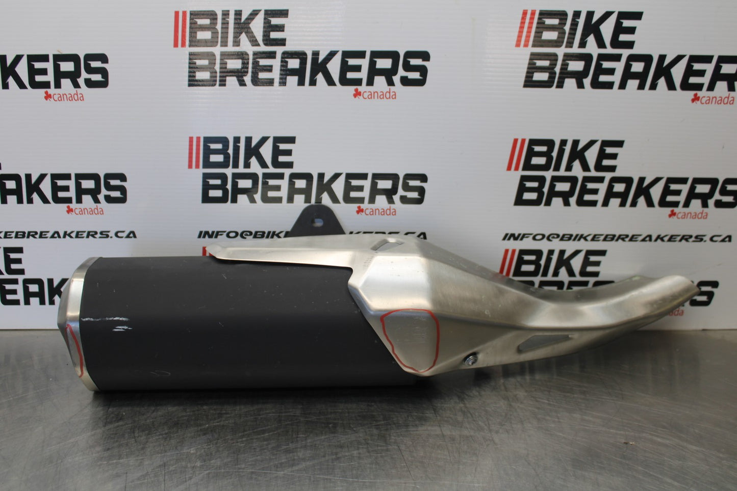 18-23 KAWASAKI NINJA 400 EX400 EXHAUST PIPE MUFFLER SLIP ON CAN SILENCER BB192