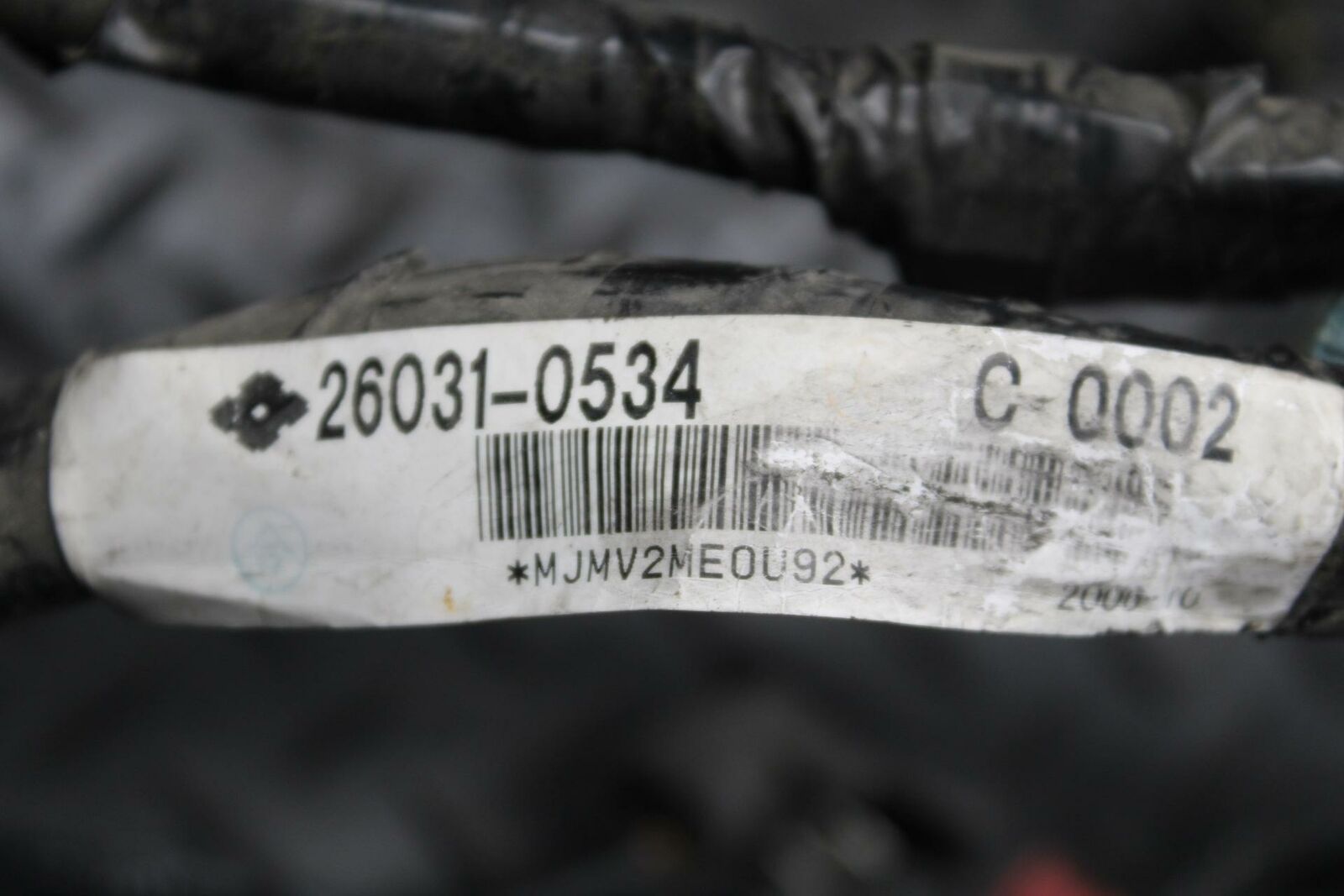 07-09 KAWASAKI VERSYS 650 MAIN ENGINE WIRING HARNESS MOTOR WIRE LOOM BB206