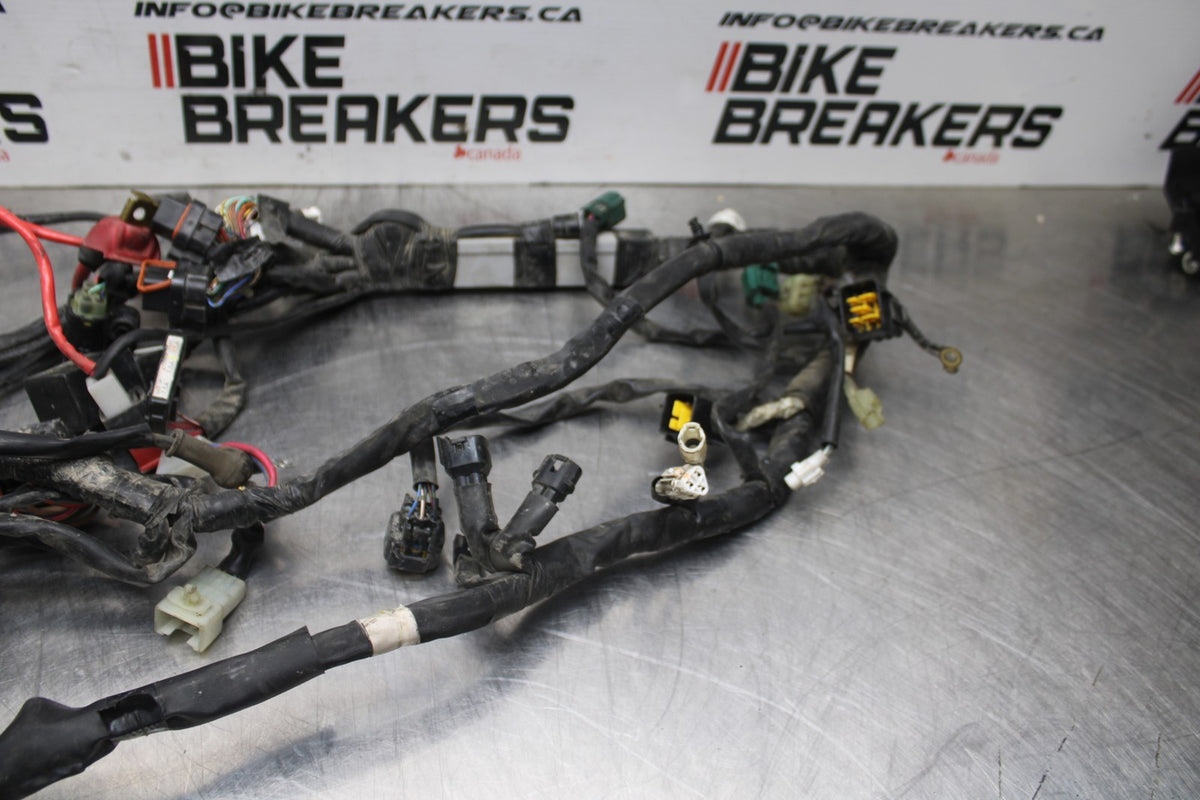 08-16 YAMAHA YZF R6 MAIN ENGINE WIRING HARNESS MOTOR WIRE LOOM BB797