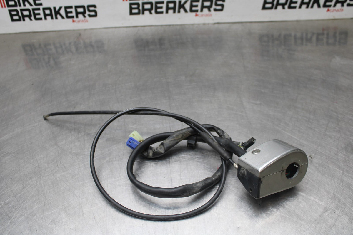 08 YAMAHA V STAR 1100 XVS1100AW CLASSIC LEFT HANDLE SIGNALS SWITCHS CHOKE BB916