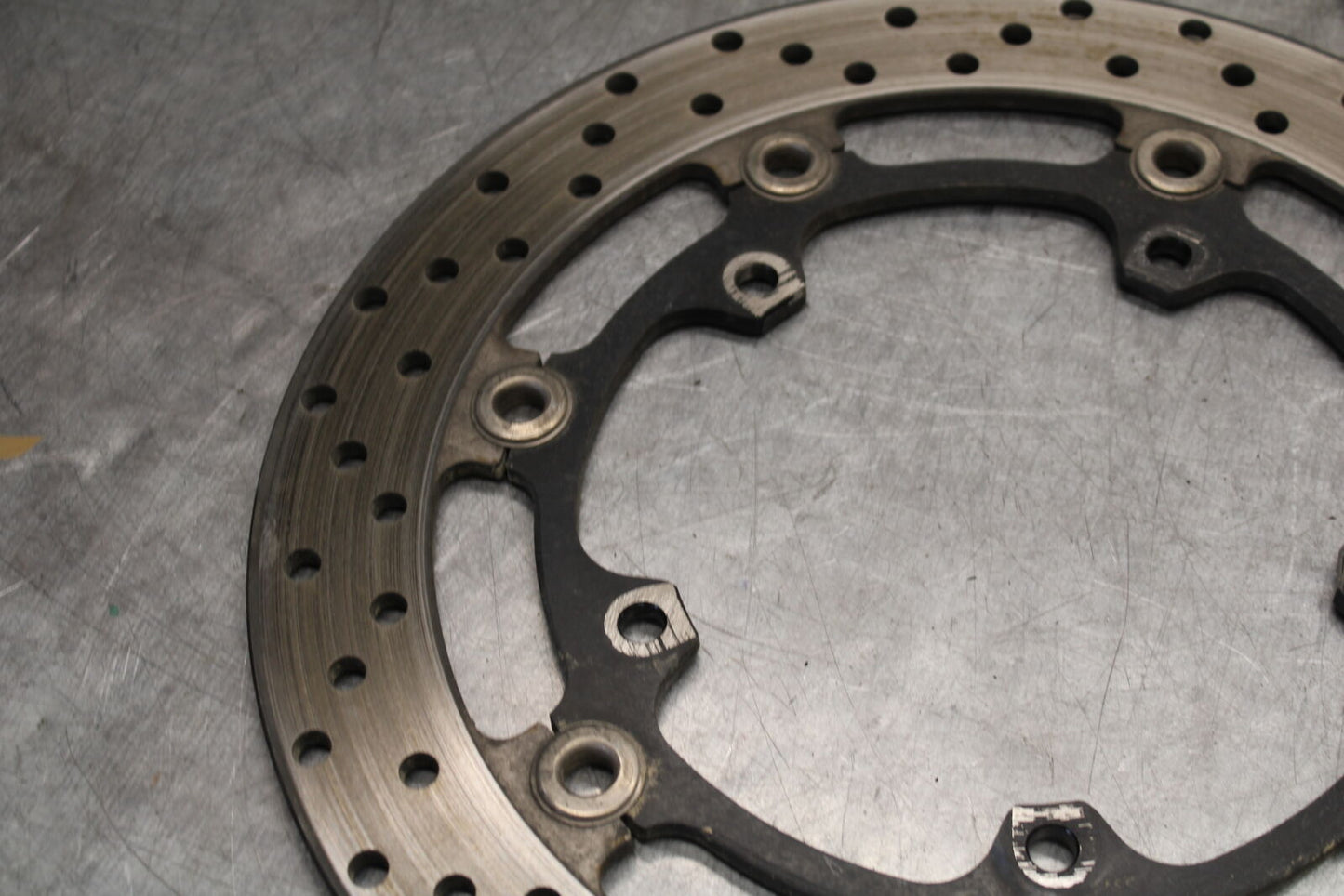 08-09 YAMAHA YZF R6S FRONT LEFT RIGHT BRAKE ROTORS DISCS 5SL-2581T-00-00  BB690