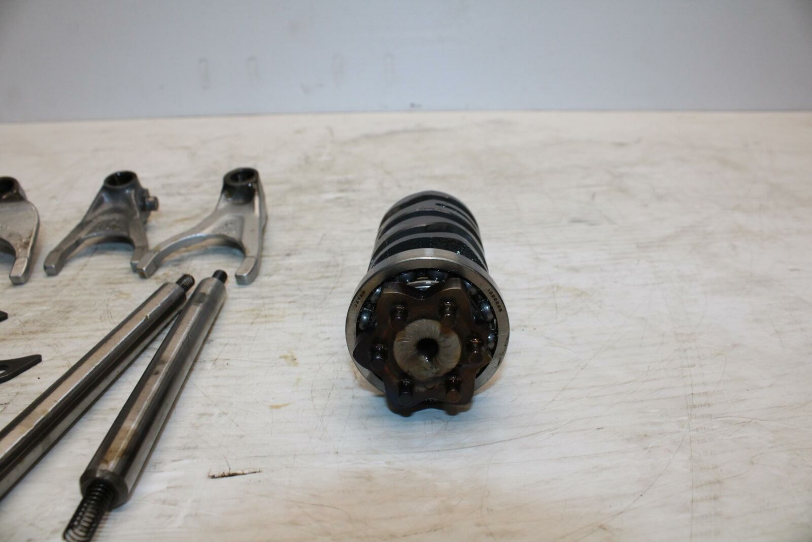 05 YAMAHA YZF R6S ENGINE TRANSMISSION GEAR SHIFT SHIFTER CAM DRUM BB234
