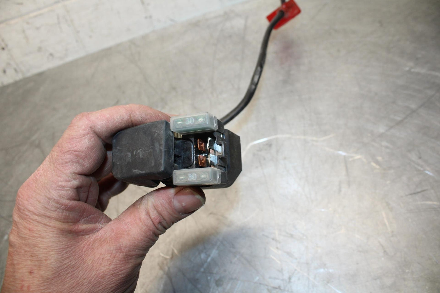 11-14 KAWASAKI VERSYS 650 LE 650C ENGINE STARTER RELAY STARTING MOTOR BB498