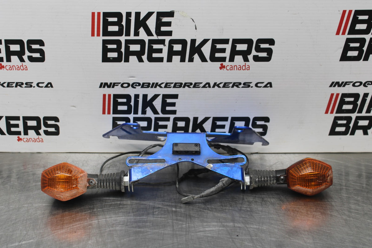 08 SUZUKI SV650 FENDER ELIMINATOR LICENSE PLATE BRACKET & LIGHTS BB846