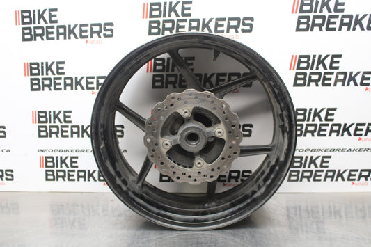 07-08 KAWASAKI NINJA ZX6R REAR WHEEL BACK RIM & ROTOR BB199