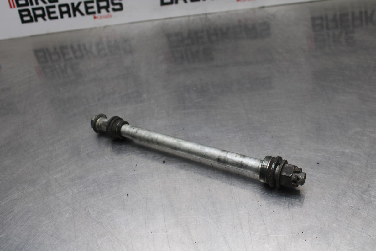 06-07 KAWASAKI NINJA 650R EX650A REAR AXLE BACK WHEEL RIM PIVOT BOLT AXEL BB774