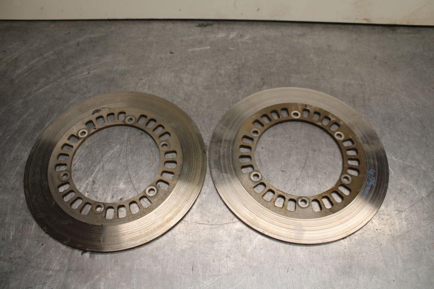 1984 Yamaha Virago 1000 FRONT LEFT RIGHT BRAKE ROTORS DISCS BB117